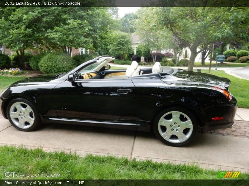 Black Onyx / Saddle 2002 Lexus SC 430