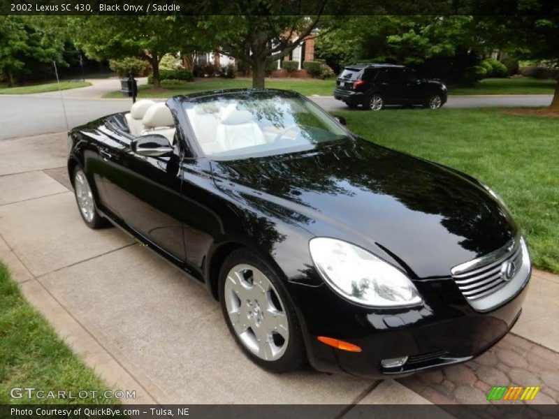 Black Onyx / Saddle 2002 Lexus SC 430