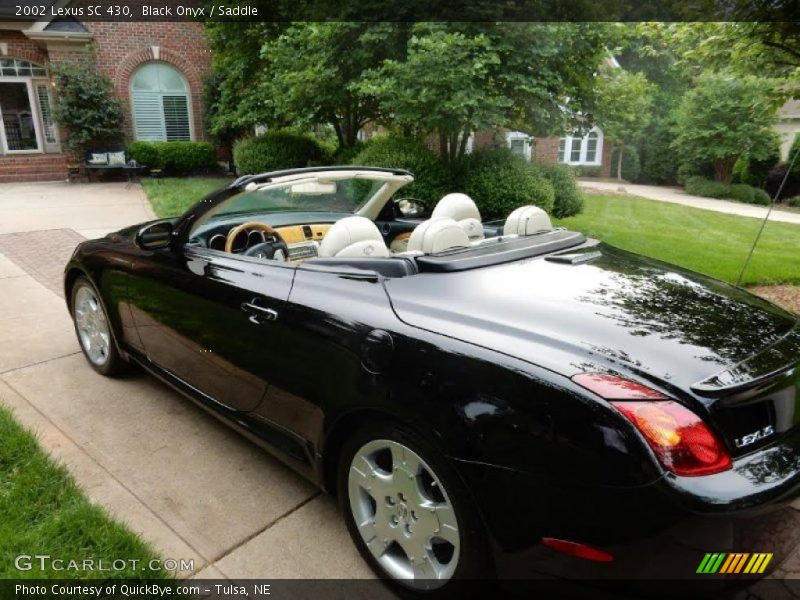 Black Onyx / Saddle 2002 Lexus SC 430