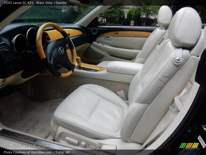 Black Onyx / Saddle 2002 Lexus SC 430