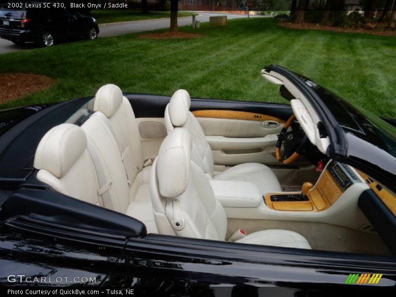 Black Onyx / Saddle 2002 Lexus SC 430