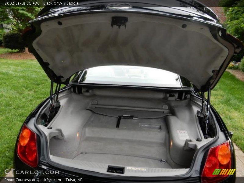 Black Onyx / Saddle 2002 Lexus SC 430