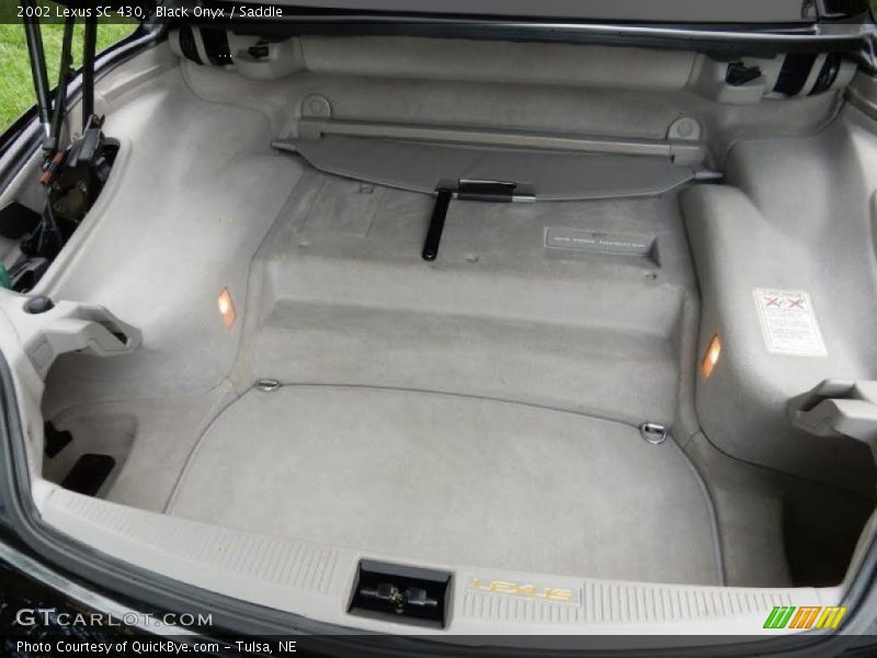 Black Onyx / Saddle 2002 Lexus SC 430