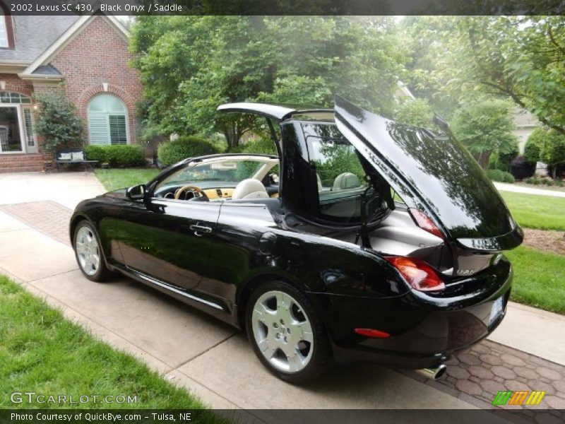 Black Onyx / Saddle 2002 Lexus SC 430