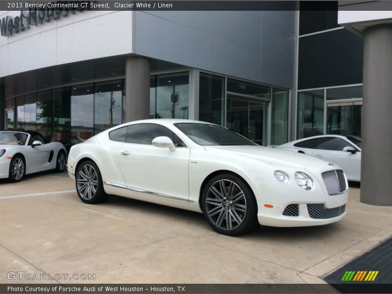 Glacier White / Linen 2013 Bentley Continental GT Speed