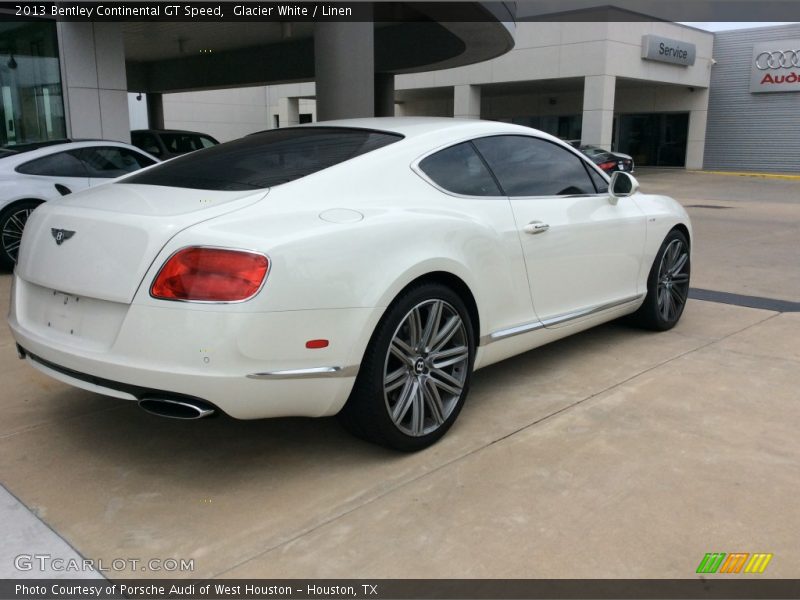 Glacier White / Linen 2013 Bentley Continental GT Speed