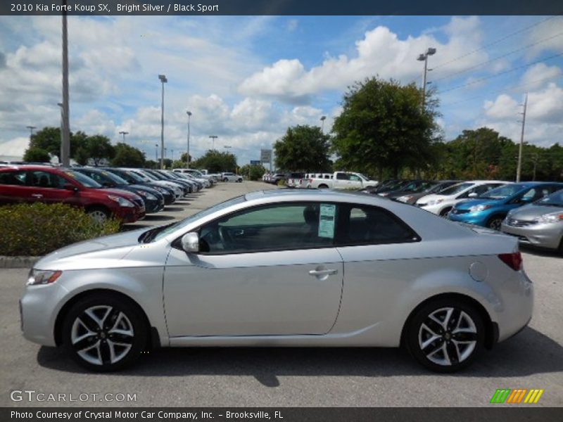 Bright Silver / Black Sport 2010 Kia Forte Koup SX