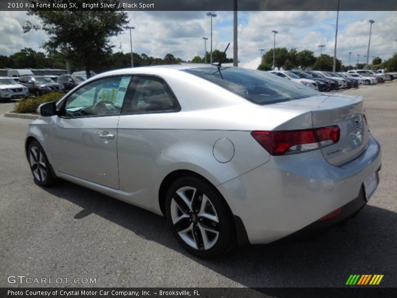 Bright Silver / Black Sport 2010 Kia Forte Koup SX