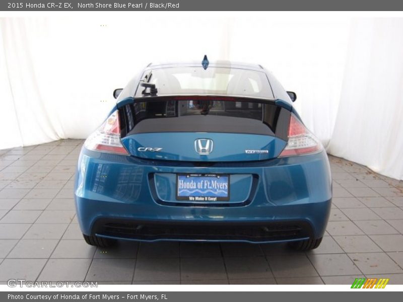 North Shore Blue Pearl / Black/Red 2015 Honda CR-Z EX