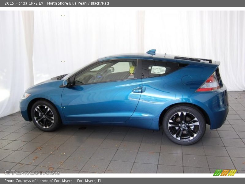 North Shore Blue Pearl / Black/Red 2015 Honda CR-Z EX