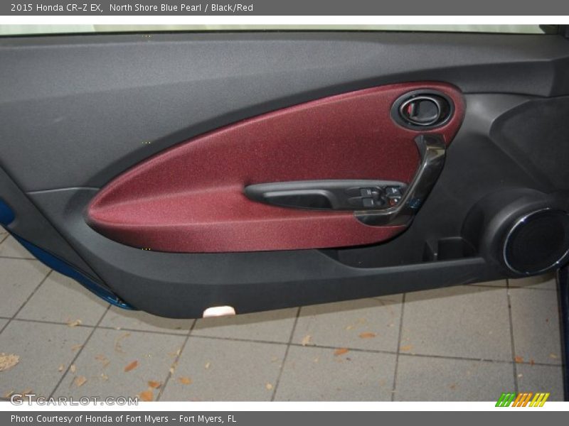 North Shore Blue Pearl / Black/Red 2015 Honda CR-Z EX