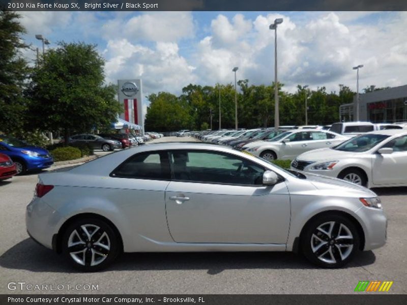 Bright Silver / Black Sport 2010 Kia Forte Koup SX
