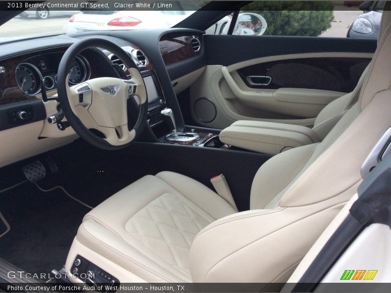  2013 Continental GT Speed Linen Interior