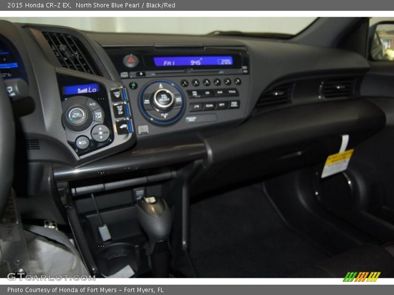 North Shore Blue Pearl / Black/Red 2015 Honda CR-Z EX