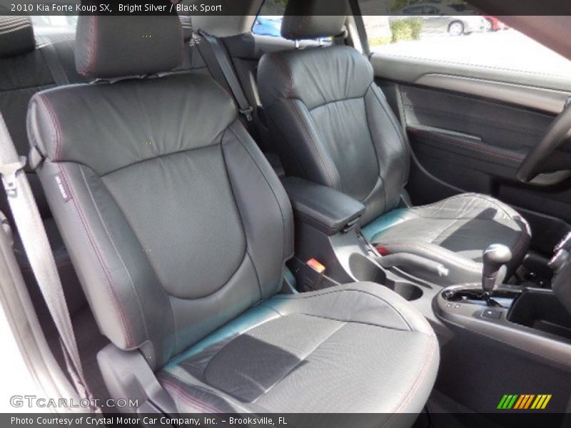 Bright Silver / Black Sport 2010 Kia Forte Koup SX