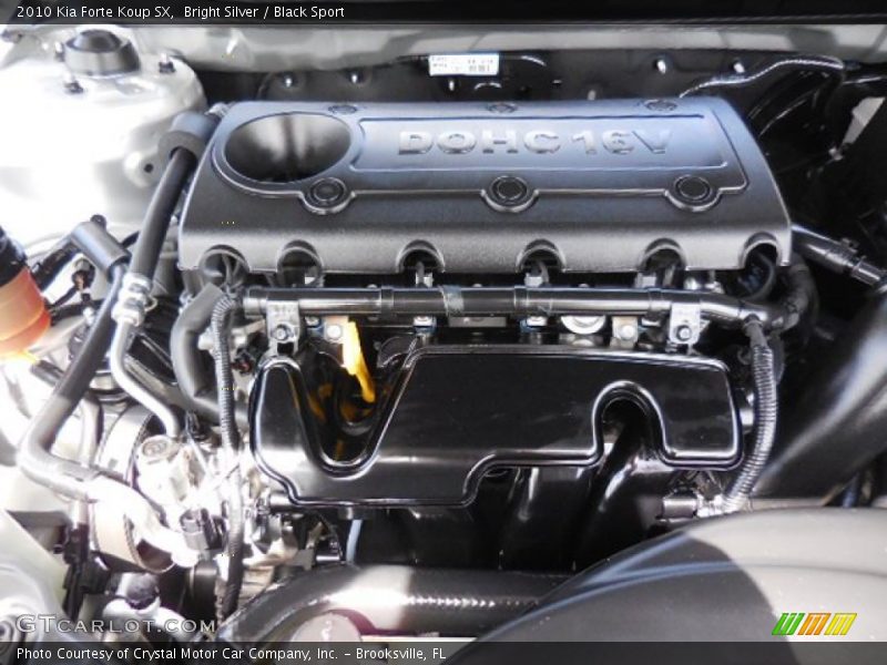 Bright Silver / Black Sport 2010 Kia Forte Koup SX