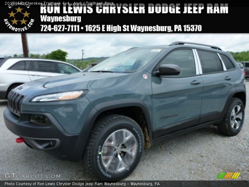 Anvil / Trailhawk Black 2015 Jeep Cherokee Trailhawk 4x4
