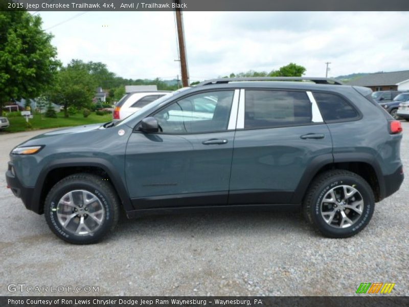 Anvil / Trailhawk Black 2015 Jeep Cherokee Trailhawk 4x4