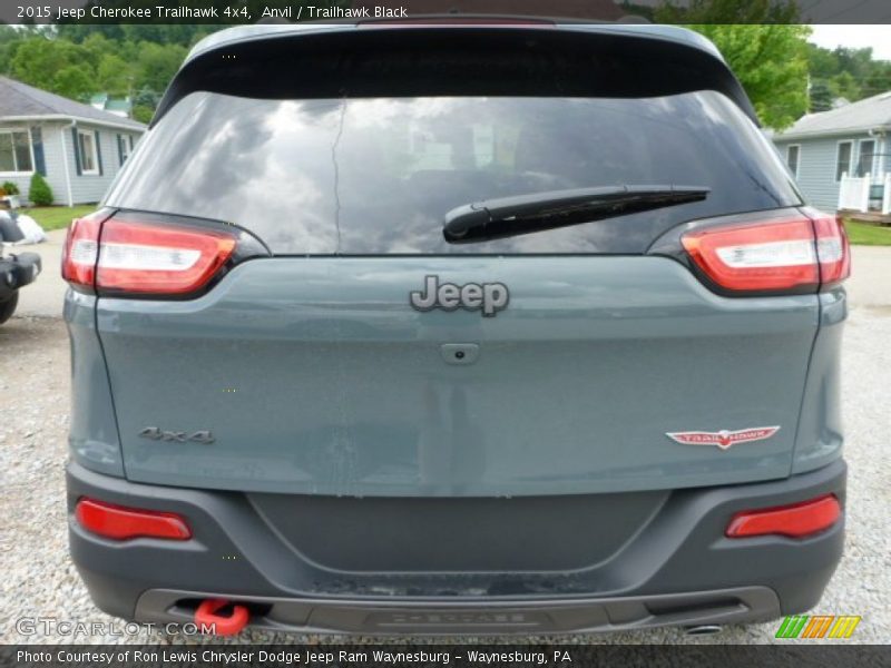 Anvil / Trailhawk Black 2015 Jeep Cherokee Trailhawk 4x4
