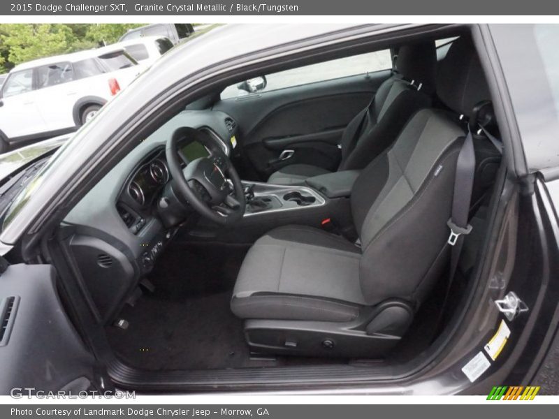 Granite Crystal Metallic / Black/Tungsten 2015 Dodge Challenger SXT