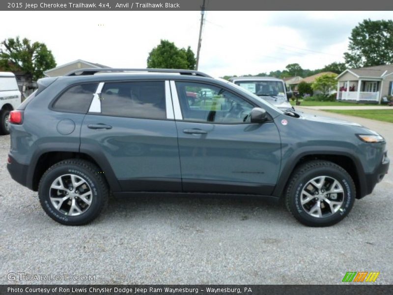 Anvil / Trailhawk Black 2015 Jeep Cherokee Trailhawk 4x4