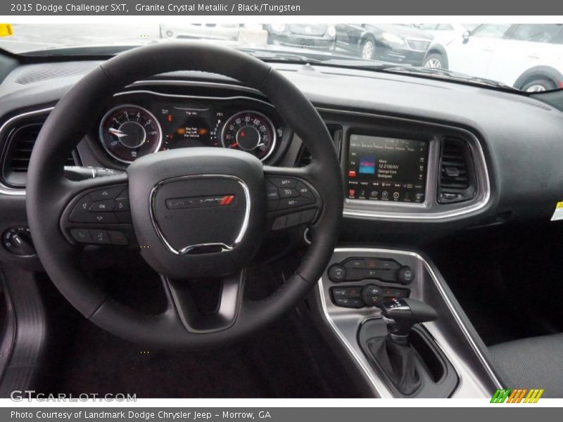 Granite Crystal Metallic / Black/Tungsten 2015 Dodge Challenger SXT