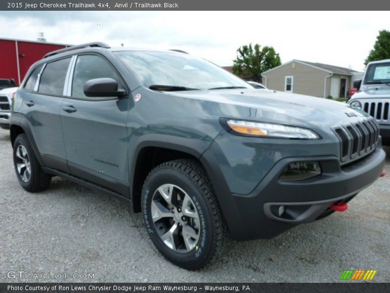 Anvil / Trailhawk Black 2015 Jeep Cherokee Trailhawk 4x4