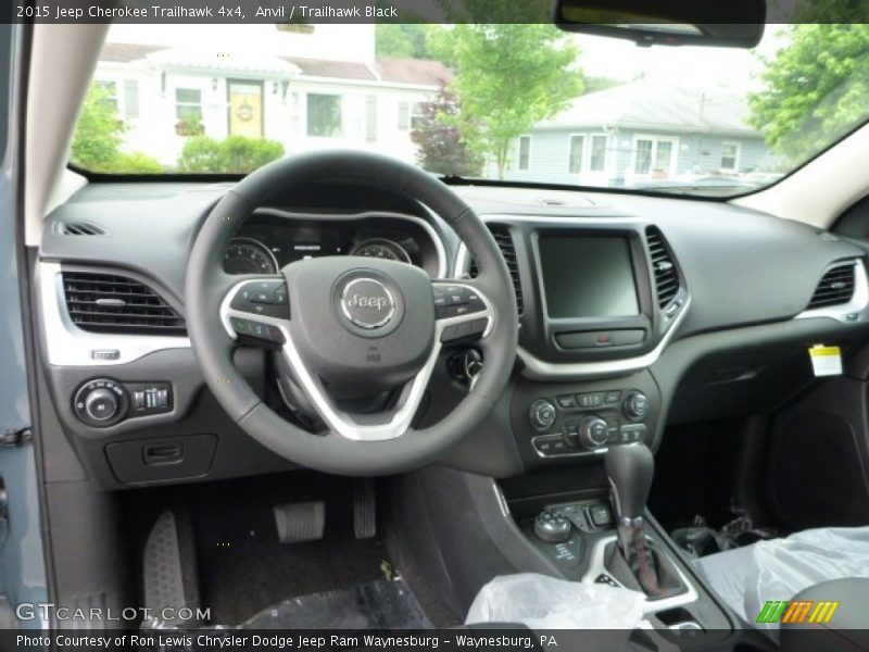 Anvil / Trailhawk Black 2015 Jeep Cherokee Trailhawk 4x4