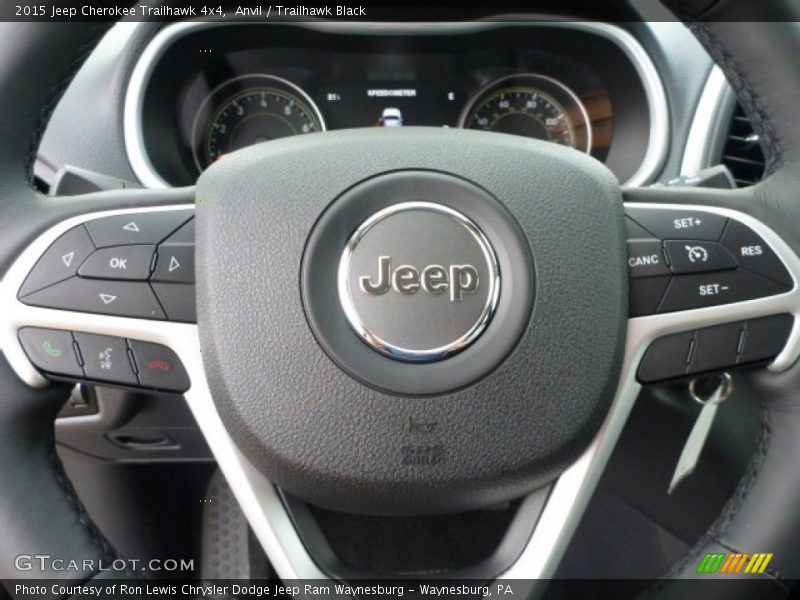 Anvil / Trailhawk Black 2015 Jeep Cherokee Trailhawk 4x4