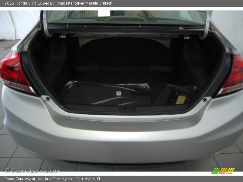 Alabaster Silver Metallic / Black 2015 Honda Civic EX Sedan