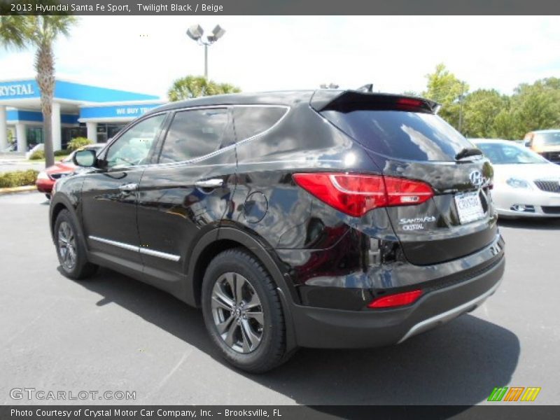 Twilight Black / Beige 2013 Hyundai Santa Fe Sport