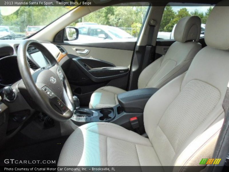 Twilight Black / Beige 2013 Hyundai Santa Fe Sport