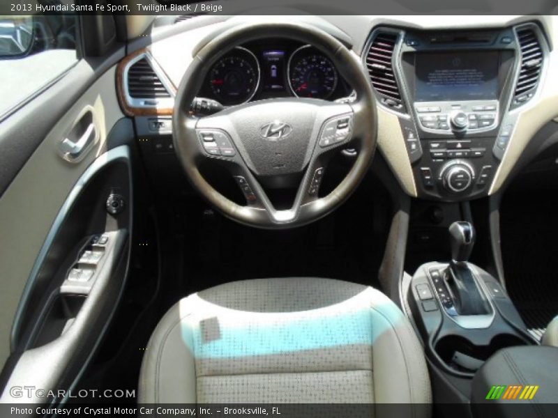 Twilight Black / Beige 2013 Hyundai Santa Fe Sport