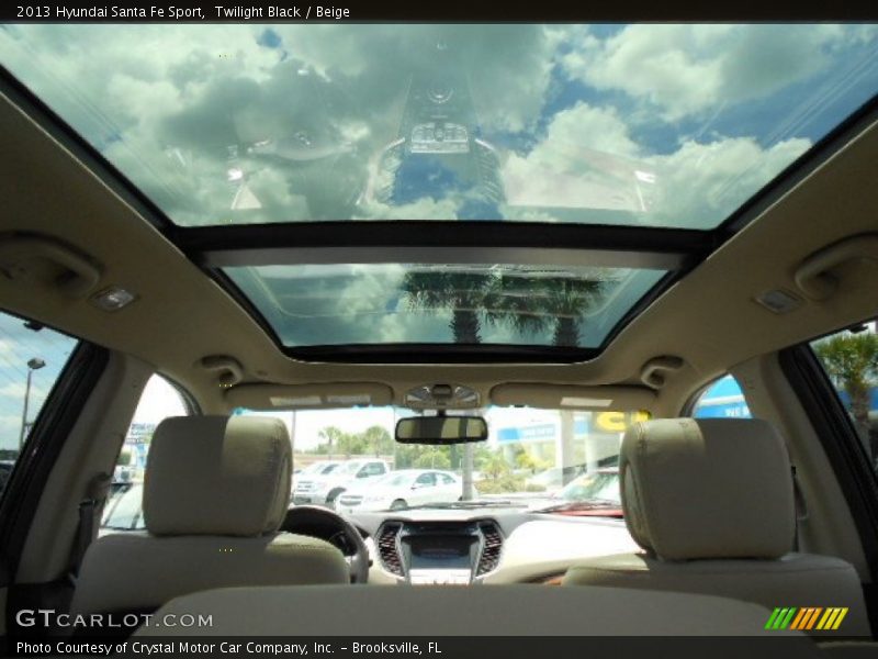 Twilight Black / Beige 2013 Hyundai Santa Fe Sport