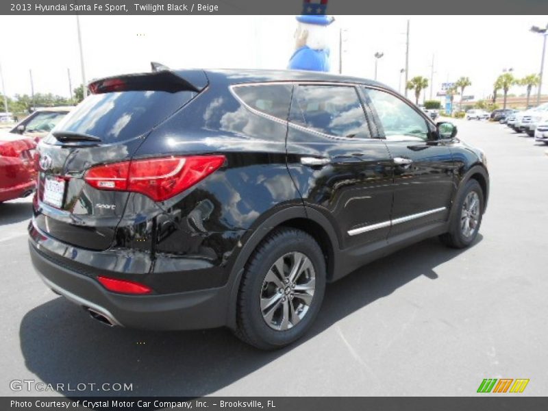 Twilight Black / Beige 2013 Hyundai Santa Fe Sport
