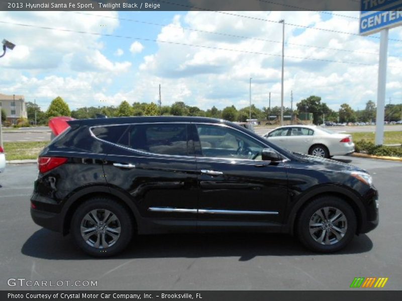 Twilight Black / Beige 2013 Hyundai Santa Fe Sport