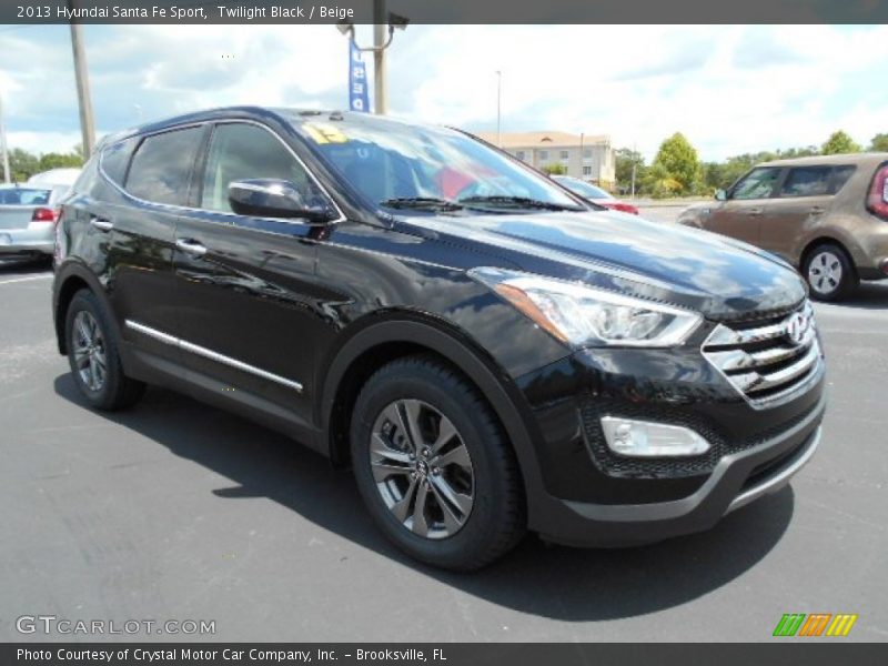 Twilight Black / Beige 2013 Hyundai Santa Fe Sport