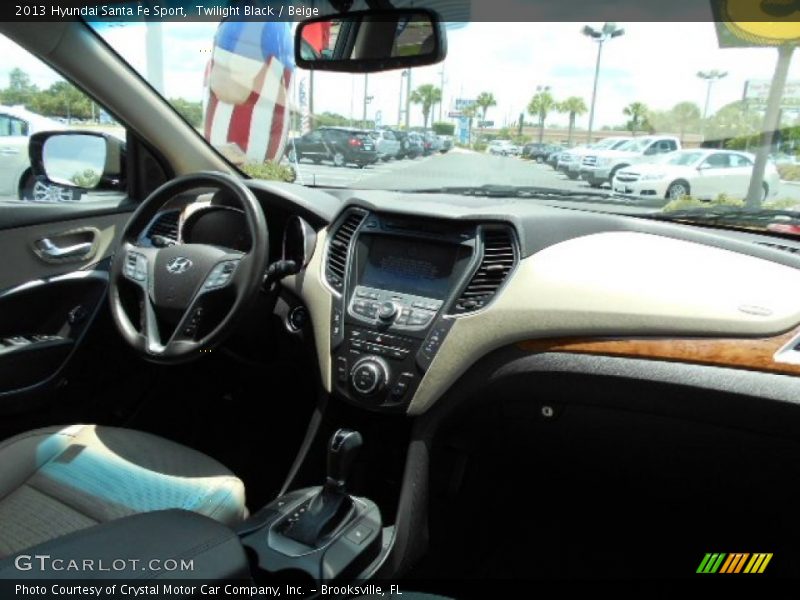 Twilight Black / Beige 2013 Hyundai Santa Fe Sport