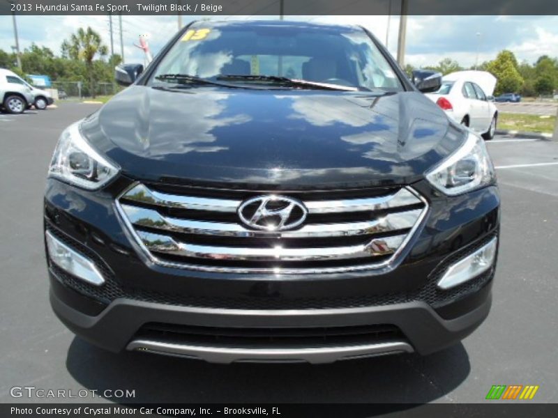 Twilight Black / Beige 2013 Hyundai Santa Fe Sport