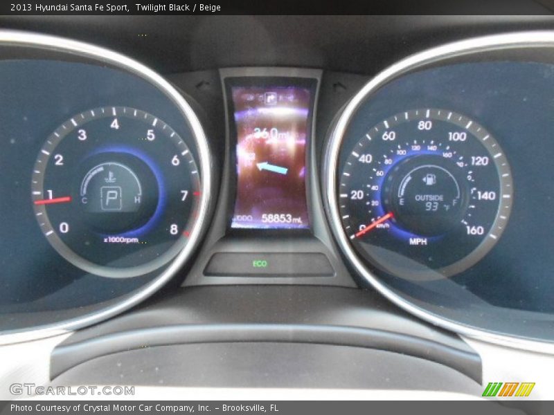 Twilight Black / Beige 2013 Hyundai Santa Fe Sport