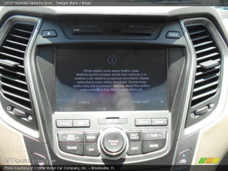 Twilight Black / Beige 2013 Hyundai Santa Fe Sport