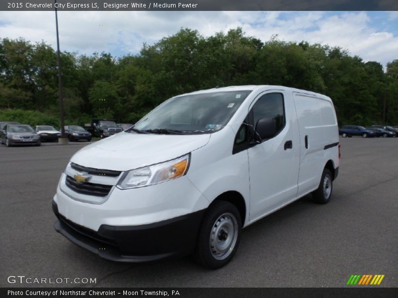 Designer White / Medium Pewter 2015 Chevrolet City Express LS