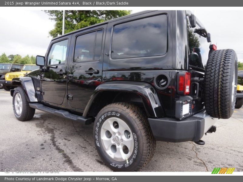 Black / Black/Dark Saddle 2015 Jeep Wrangler Unlimited Sahara 4x4