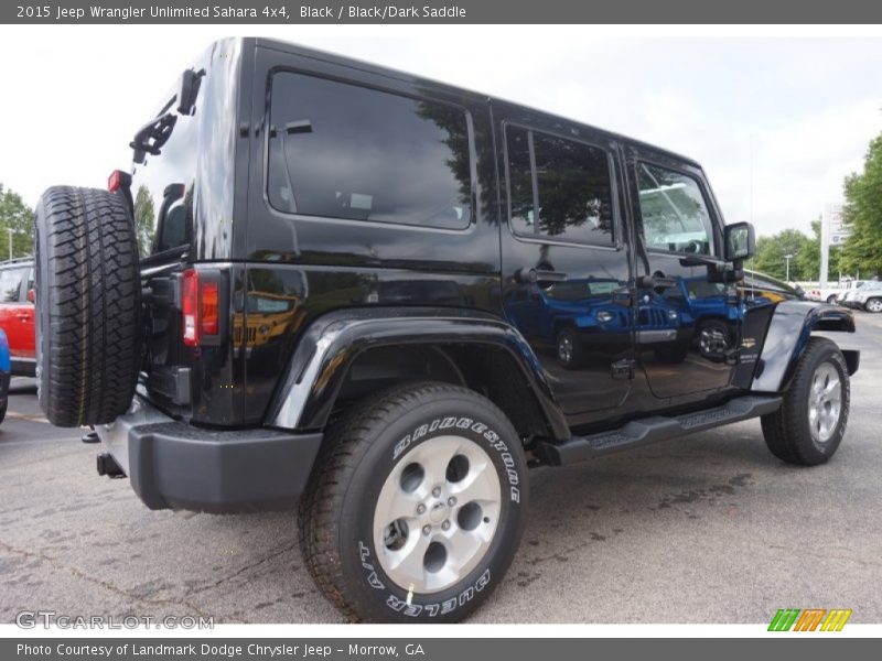Black / Black/Dark Saddle 2015 Jeep Wrangler Unlimited Sahara 4x4