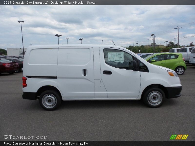 Designer White / Medium Pewter 2015 Chevrolet City Express LS