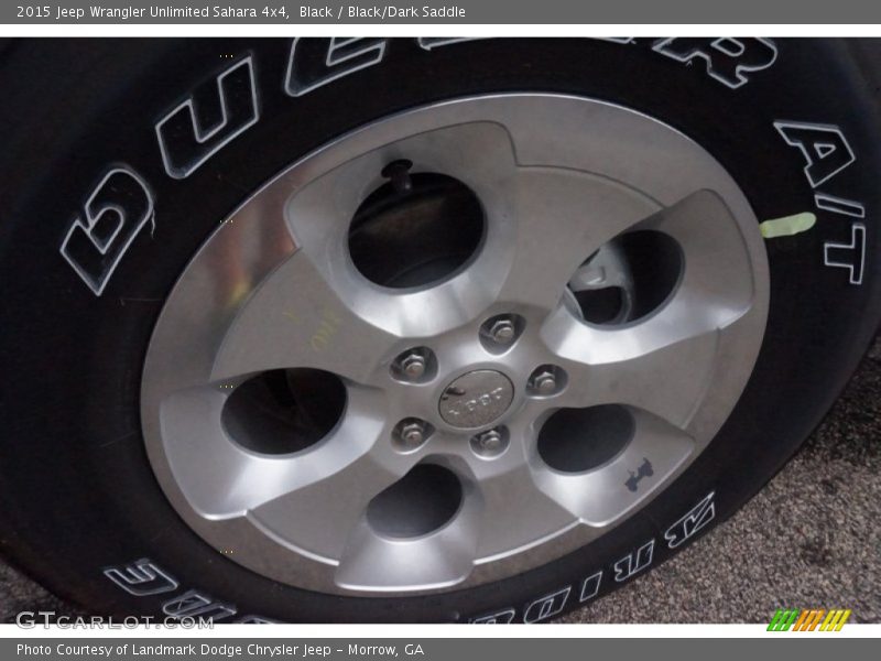 Black / Black/Dark Saddle 2015 Jeep Wrangler Unlimited Sahara 4x4