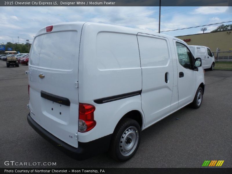 Designer White / Medium Pewter 2015 Chevrolet City Express LS