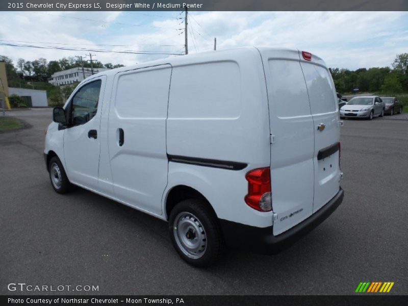 Designer White / Medium Pewter 2015 Chevrolet City Express LS