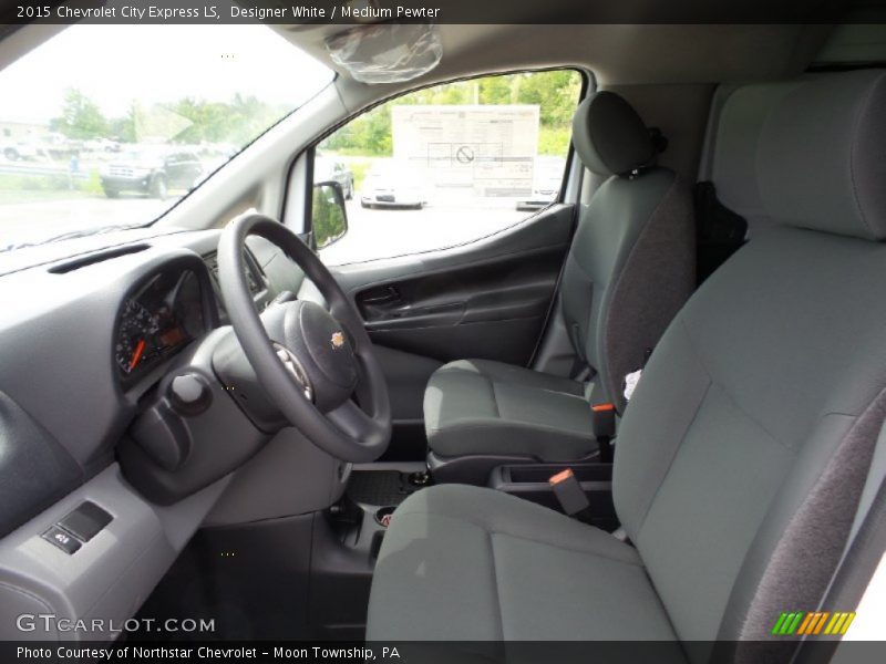 Designer White / Medium Pewter 2015 Chevrolet City Express LS