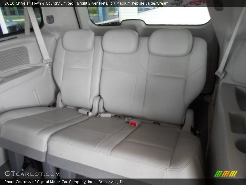 Bright Silver Metallic / Medium Pebble Beige/Cream 2010 Chrysler Town & Country Limited